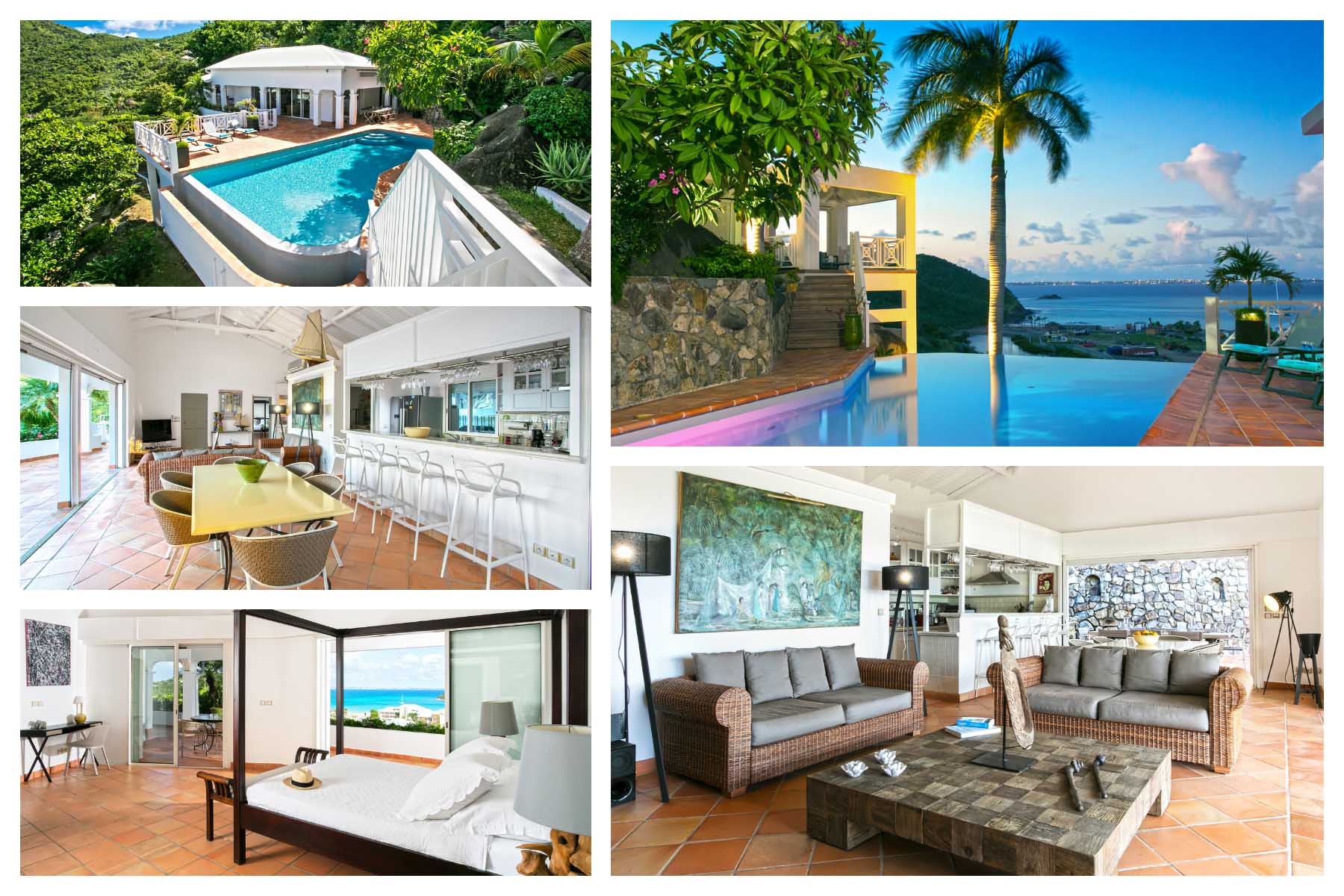 Casa Branca - 1 to 3 Bedroom Villa - Luxury Family escape - Anse Marcel, St. Martin / St. Maarten