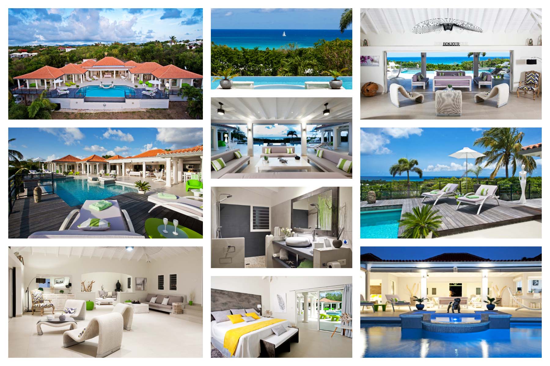 Giselle - 5 Bedroom Beach Villa - Groups - Terres Basses, St. Martin / St. Maarten