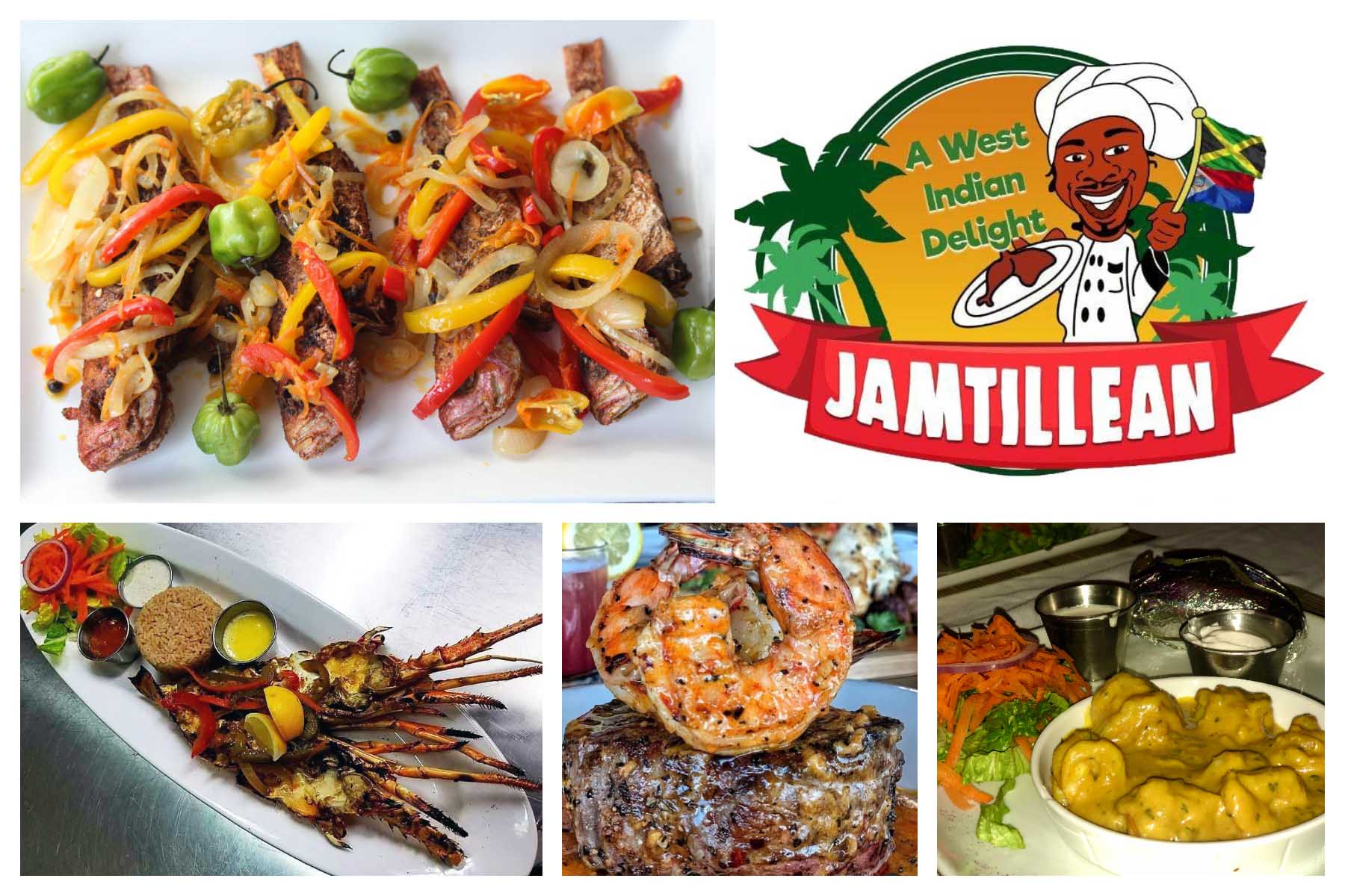 Jamtillean Location - Simpson Bay - Jamaican Chef Damian Evans - Local Caribbean Food - Patois, Jamaican, St. Maarten. Authentic open fire grill. 