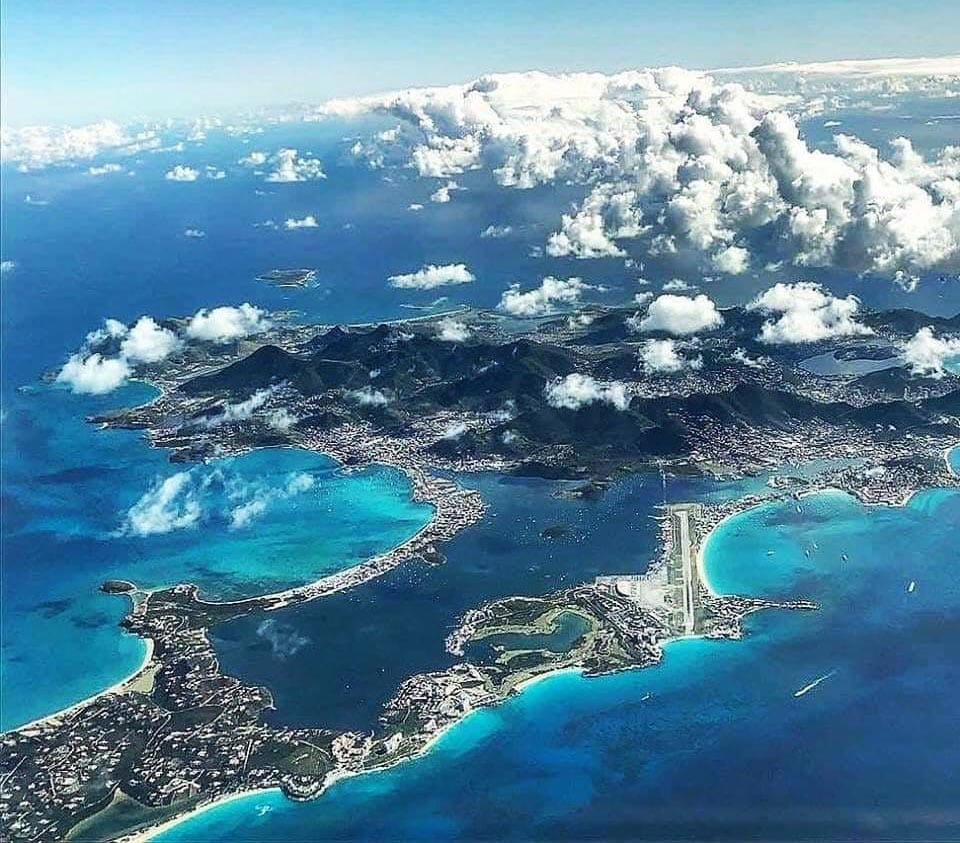 From the Air: St Maarten - St Martin - SXM - Sint Maarten - Saint Martin from the sky - Best Island Photo competition