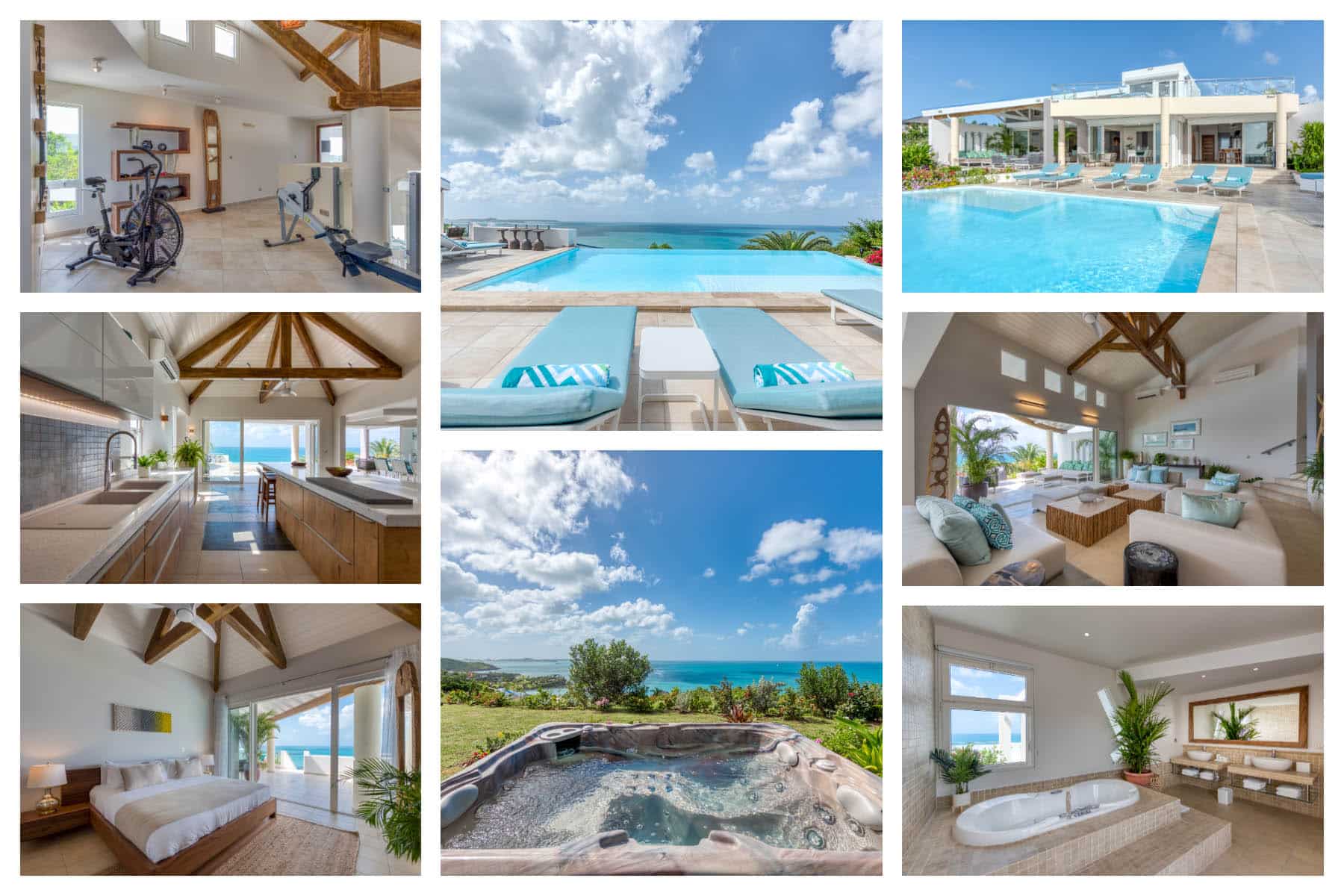 Ocean 5 | 4 - 6 Bedroom Villa in Mont Choisy on the French side of SXM. 