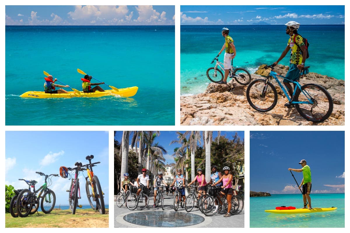 Sport and Exercise on St Martin, Maarten, SXM - Kayak, Mountainbike, Cycling, Paddle Board Tours & Rentals - Active lifestyle