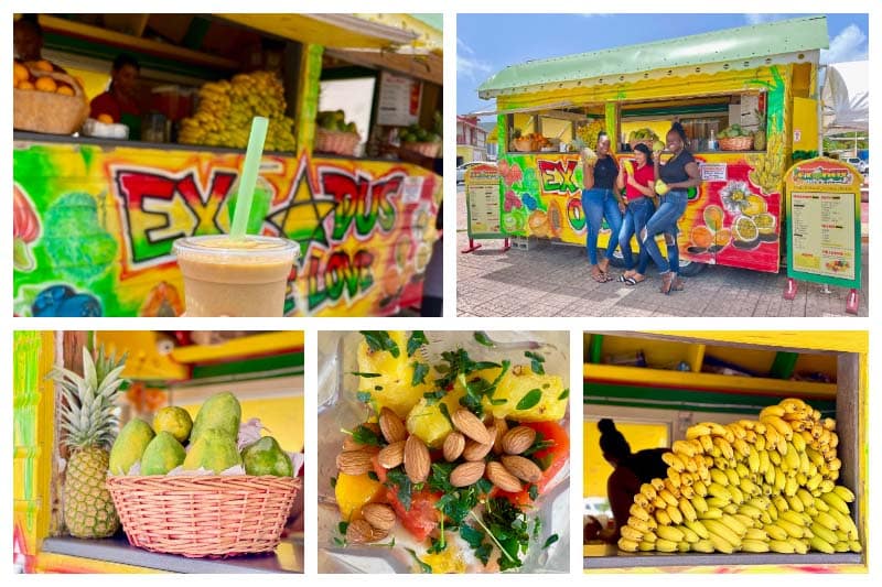 Exodus Juice Bar - Fruit and Vegetable Juices and Smoothies - Marigot and Sandy Ground - Vegetarian, Vegan, Pescatarian