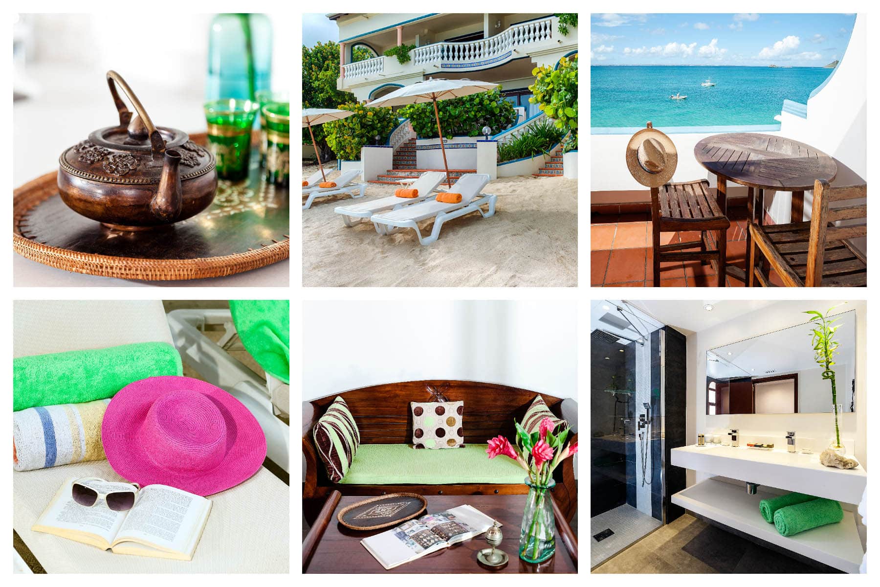 Le Petit Hotel - Class is in the details, color combination, interior design, ocean view, modern combined with classic - SXM S