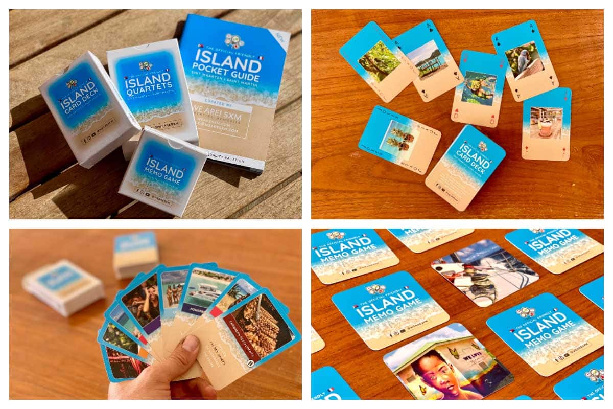 Island Games - Go Fish, Island Card Deck, SXM Memory, St Maarten Games I