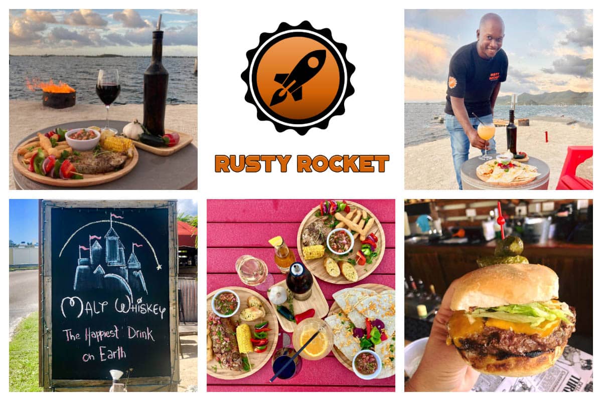 Rusty Rocket | Beach, Rum & Burger Saloon - We Are! SXM