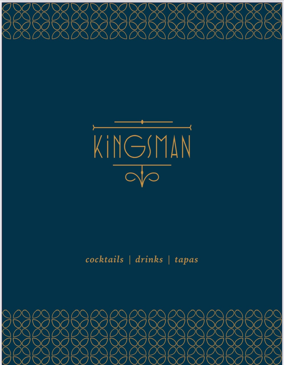 Kingsman Menu