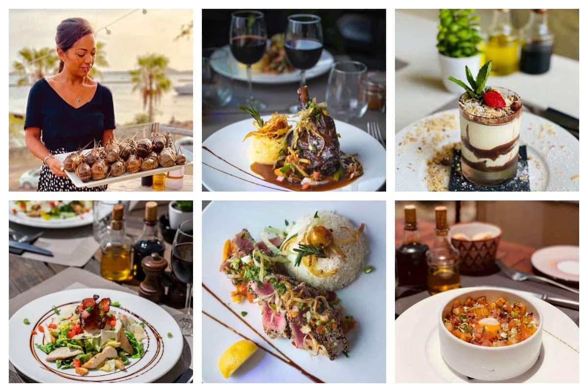 La Terrasse in Marigot - French Cuisine with Local Catch, Lobster, Egg Cocote, Braised Lamb Shank, Seared Tuna, Desserts, Coffee S