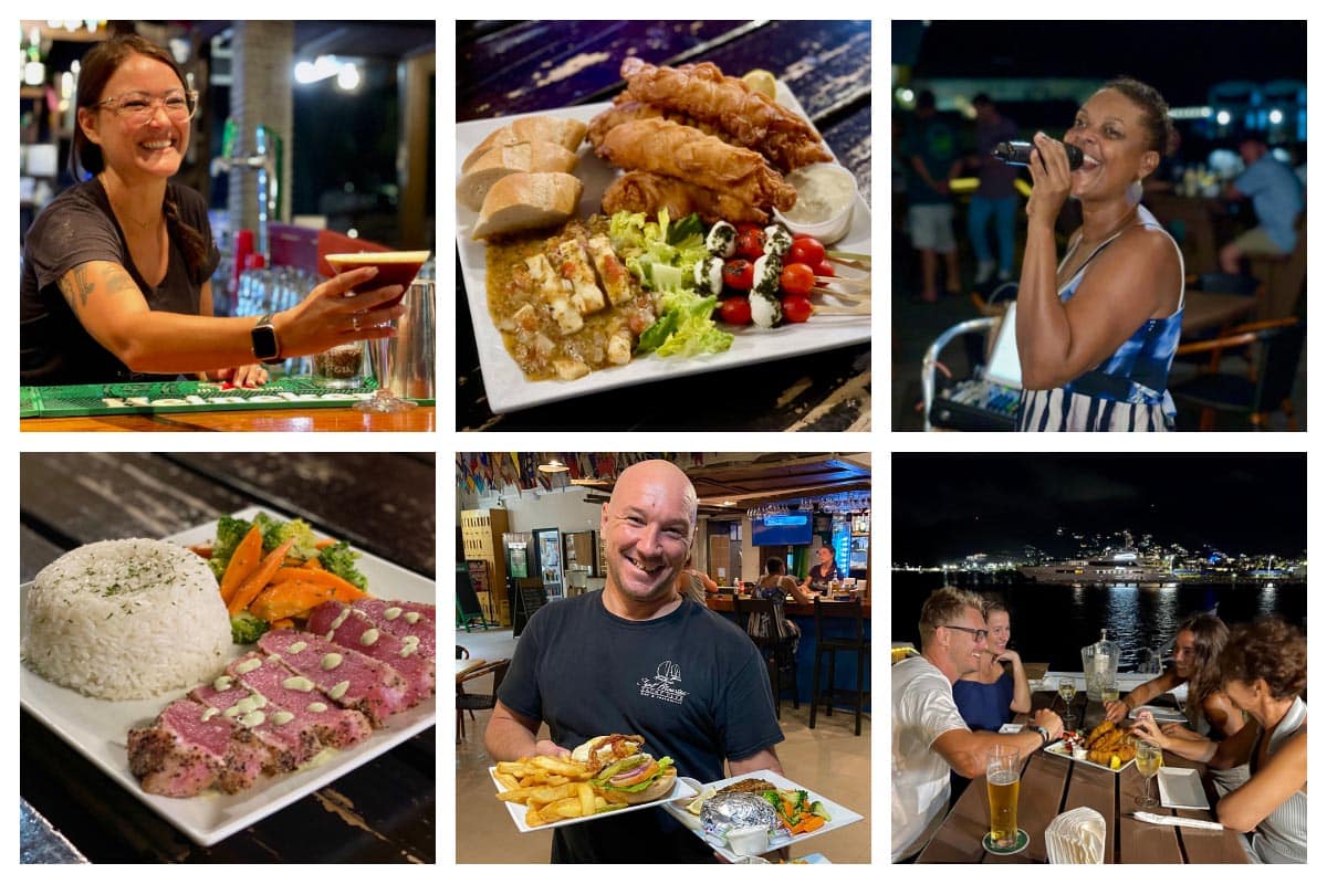 Sint Maarten Yacht Club Dinner Night, Comfort Food, Casual Dinner, Great price, Live Music S