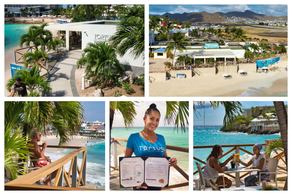 Tortuga Beach Bar & Restaurant on Maho Beach - Planespotting Paradise - St. Maarten Airport S