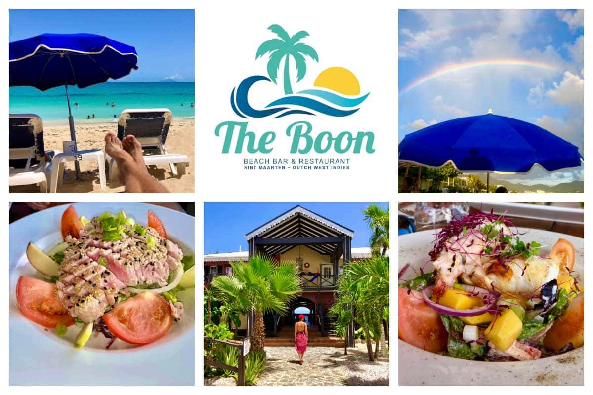 The Boon Beach Bar and Restaurant in Simpson Bay - Seafood, Salads, Lobster, Finger foods - Inside Mary's Boon