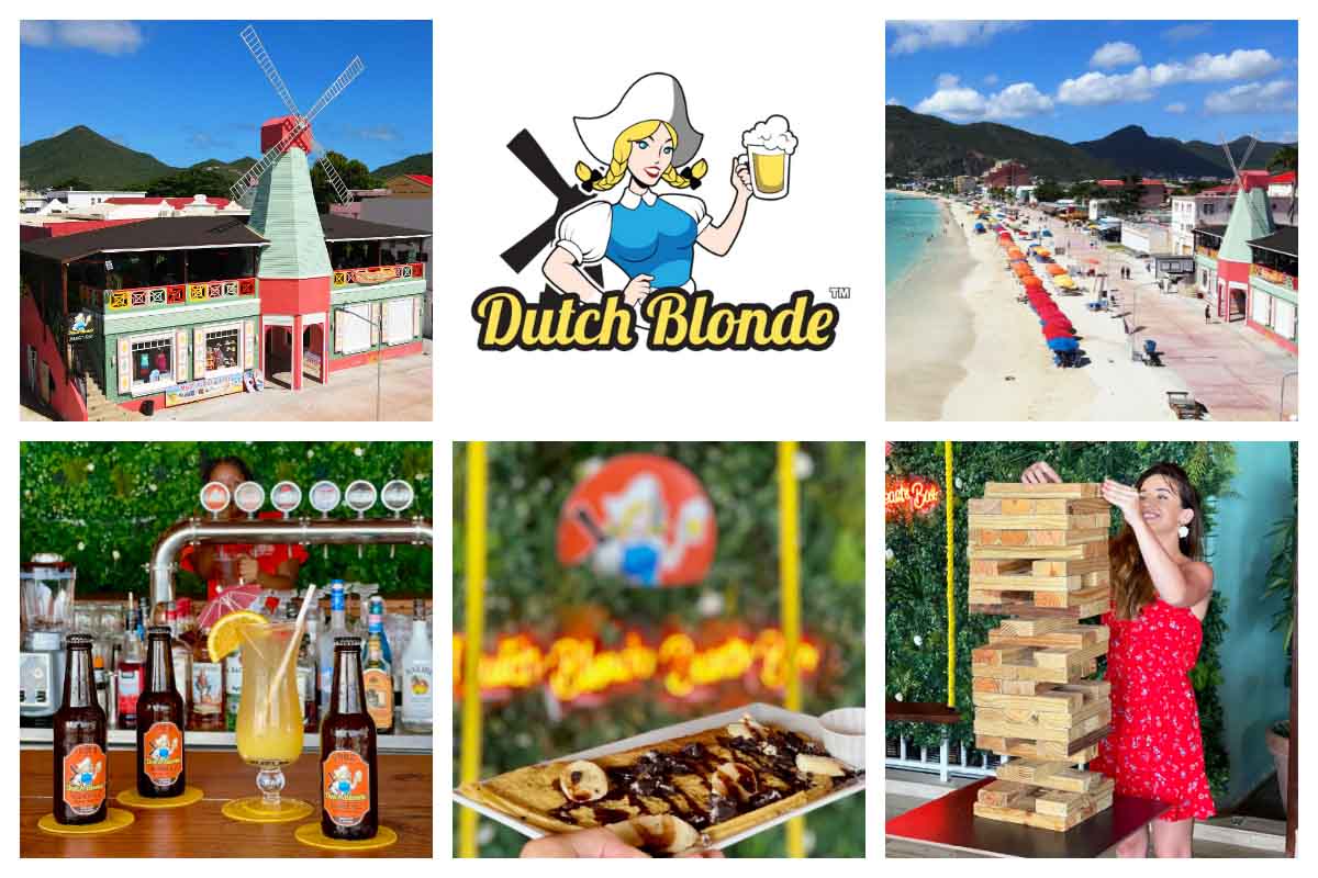 Dutch Blonde Beach Bar - Dutch Pancake House, Windmill and Beergarden on the Boardwalk Philipsburg I