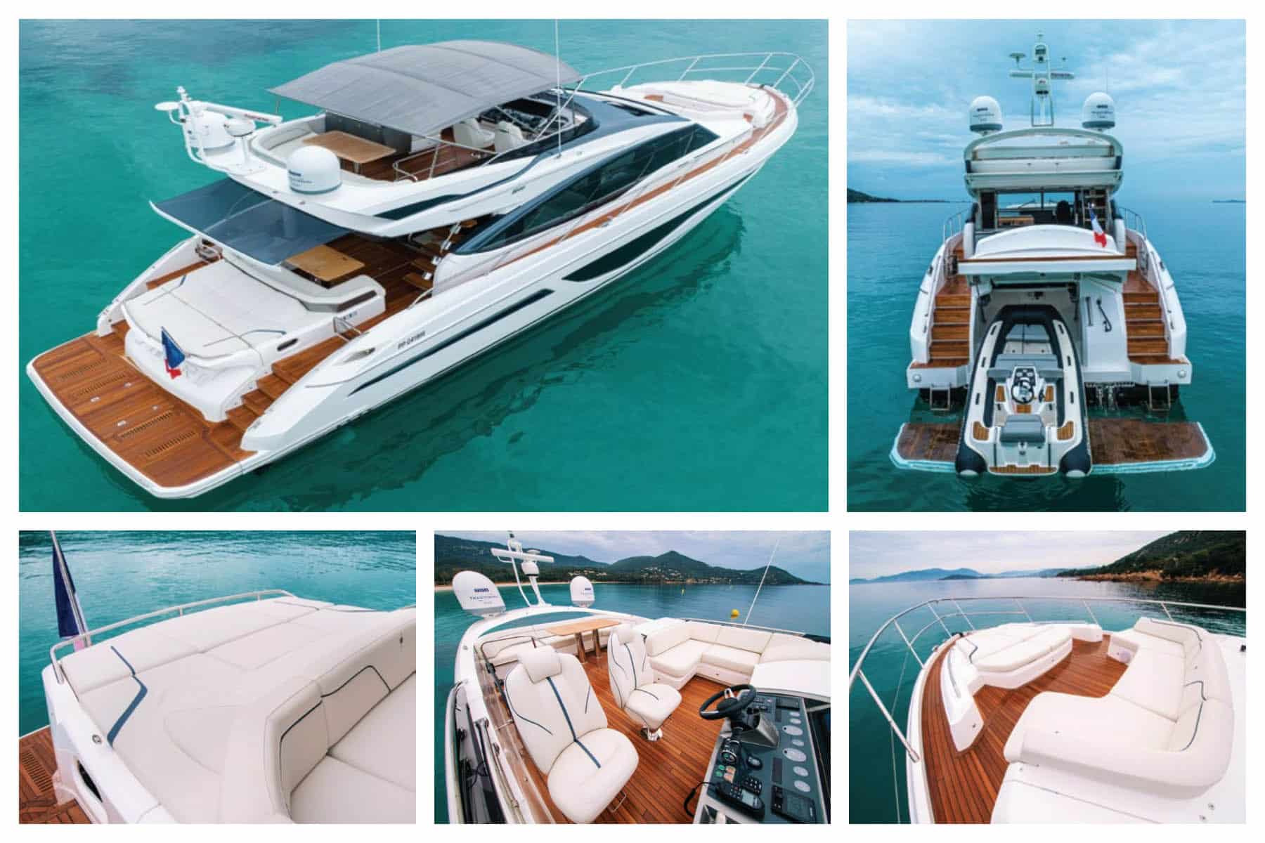 SHIVER 2 Princess Luxury Yacht Model 2022 - Top Deck and Backside S