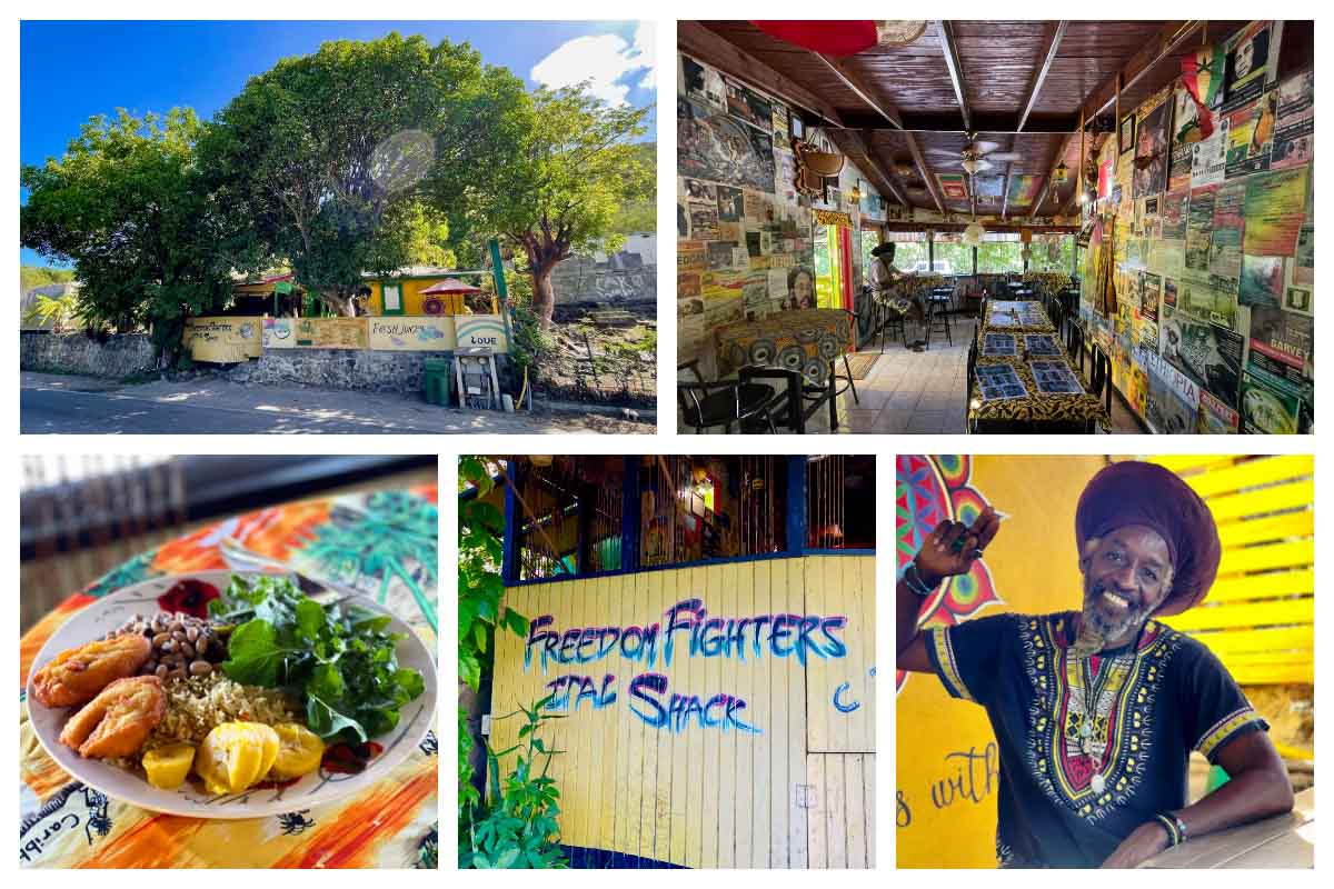 Freedom Fighters Ital Shack - Best Vegan in SXM, St Maarten Vegetarian Restaurant in Philipsburg I