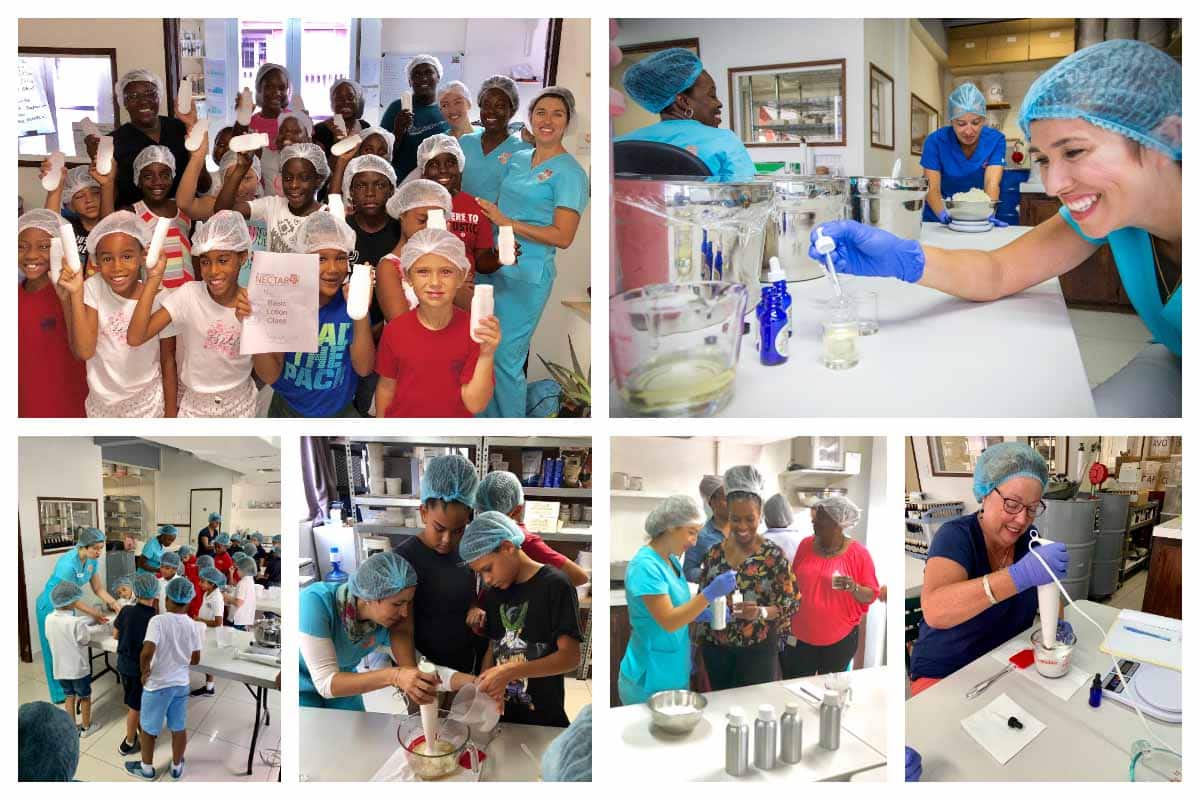 Activity - Sint Maarten Nectar Natural Product making classes - 100% Natural Soaps, Lotions, Candles.