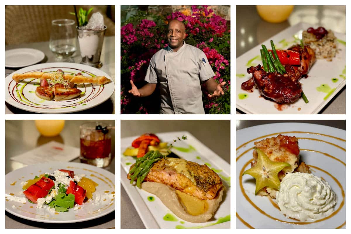 Emilio's Chef Sydney's creations - Fine Dining with Caribbean influences