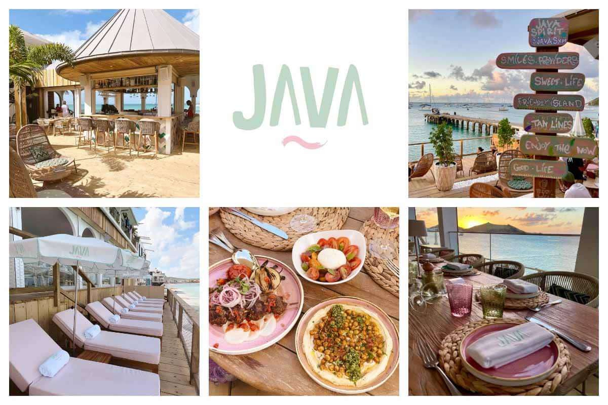 Java SXM - Beach Club, Lounge, Bar & Mediterranean Restaurant - Beach view, Sunset spot I