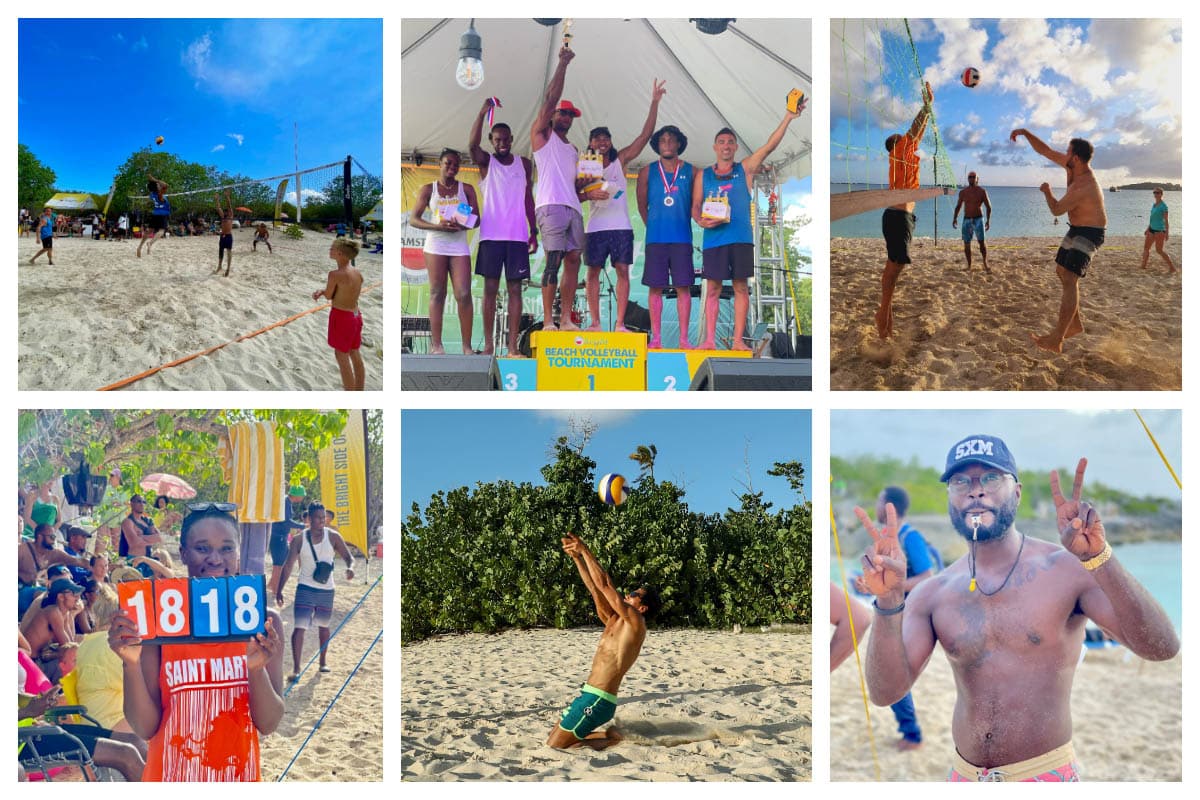 Beach Volleyball Tournament in St Maarten, St Martin, SXM - Caribbean Sports Tournament