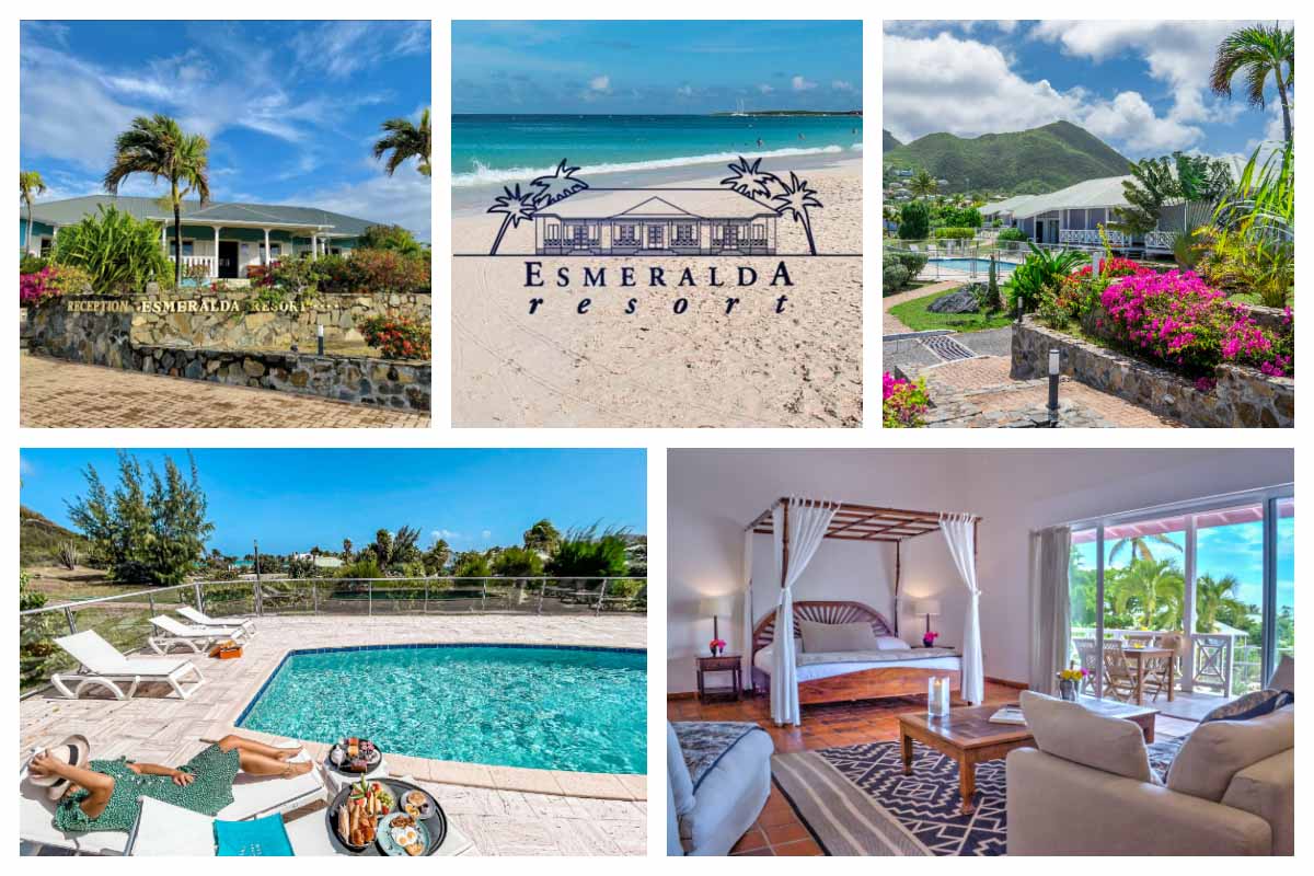 Esmeralda Resort in Orient Bay - Luxury Villa Resort, Rooms and Villas right on the Beach I