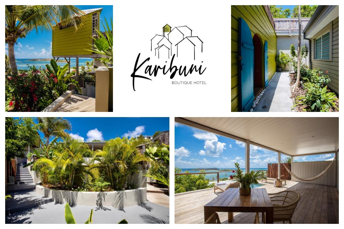 Karibuni Boutique Hotel overlooking Pinel Island - Luxury stay in St Martin