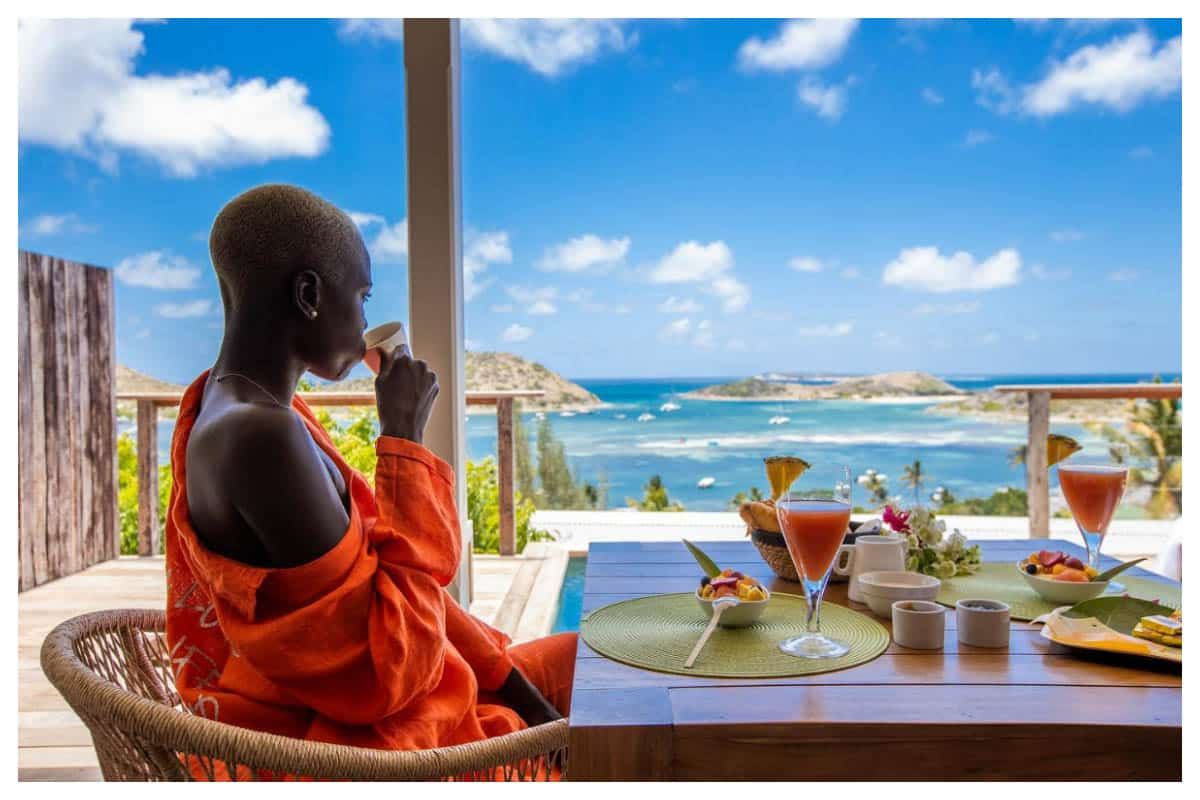 Karibuni Hotel - Gorgeous View over Pinel Island - Luxury Boutique Stay