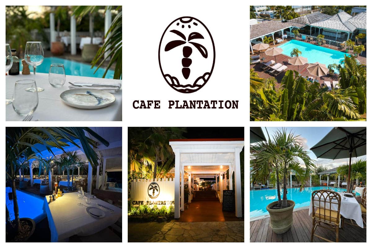 Café Plantation in Orient Bay - Swimming pool - Poolside Breakfast, Lunch and Dinner