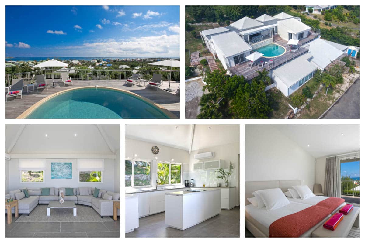 Ocean View - 3 Bedroom Villa with pool in Orient Bay