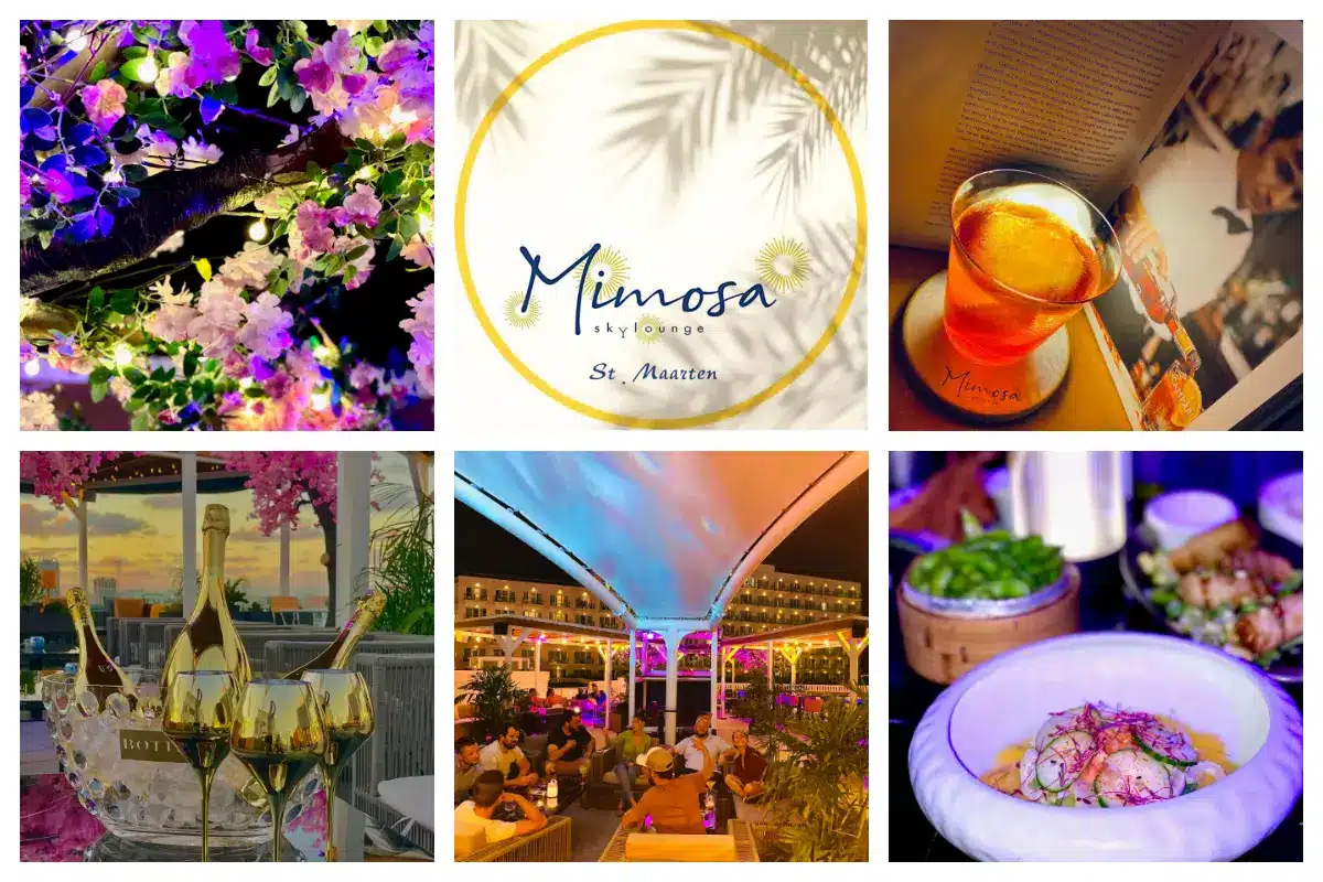 Mimosa Skylounge - Elegant Rooftop Lounge and Best Sky Bar in Maho SXM