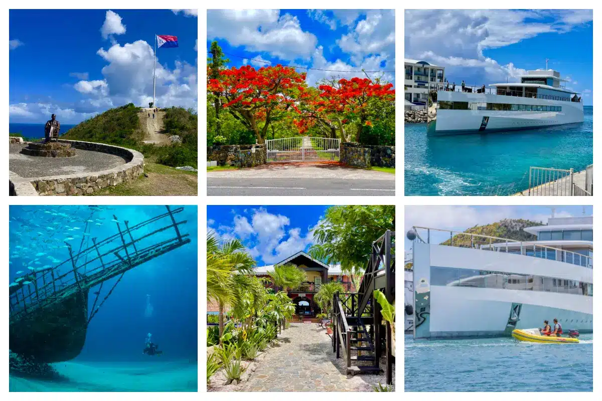 Simpson Bay Sightseeing - Super Yachts, Mary's Boon, Beach, Diving sites, Bell Look out point etc.