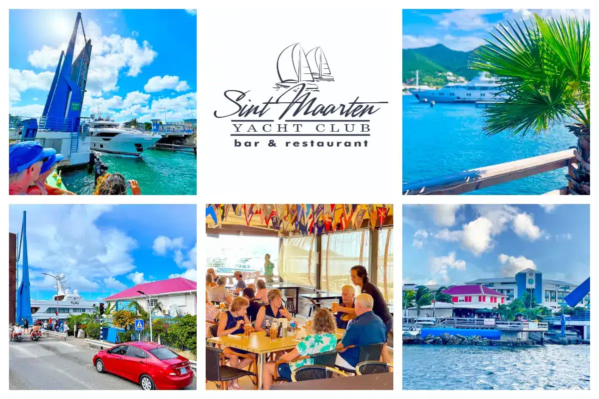 Sint Maarten Yacht Club - Simpson Bay Bridge Show - Yacht spotting from up close - Bar & Restaurant S