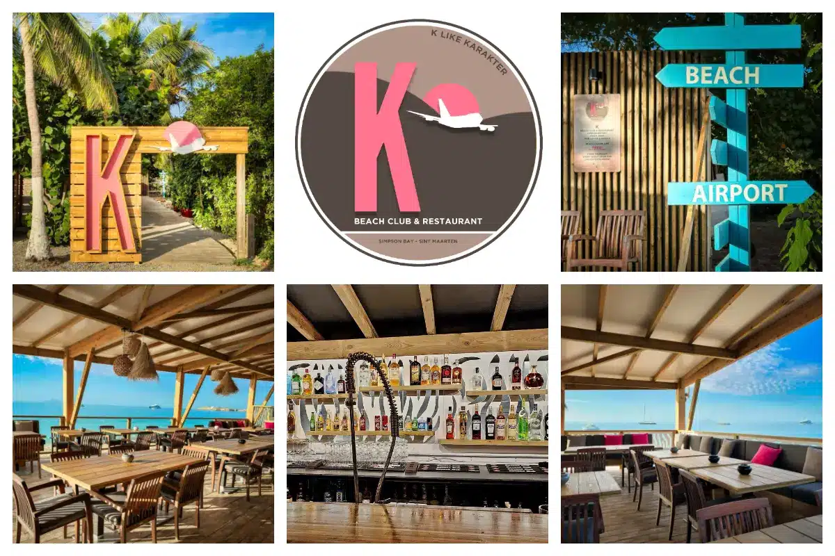 K Beach Club and Restaurant - Chic Beach Atmosphere on Simpson Bay Beach