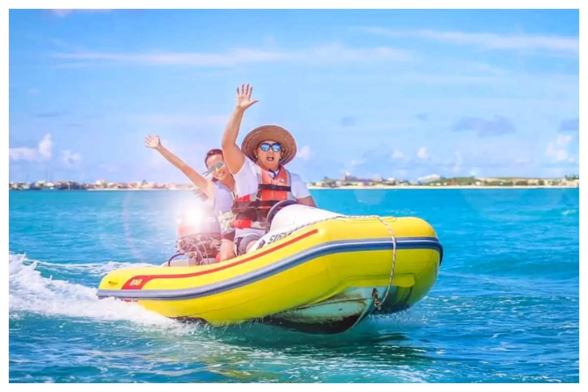 Rhino Rider Rental 10 ft Inflatable Motorboats - Your Private Powerboat with a Guided Tour