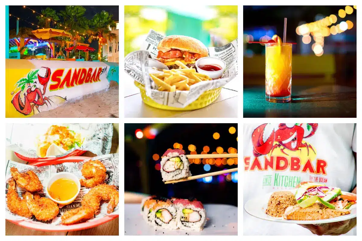 Sandbar Food and Drinks - Tacos, Burgers, Sushi and Live Lobster S