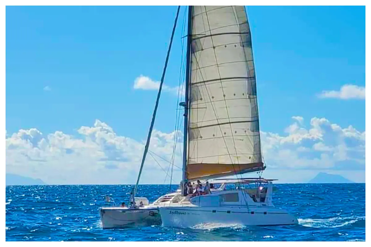 Spellbound Regatta Winning Sailing Catamaran with Captain Ian Martin