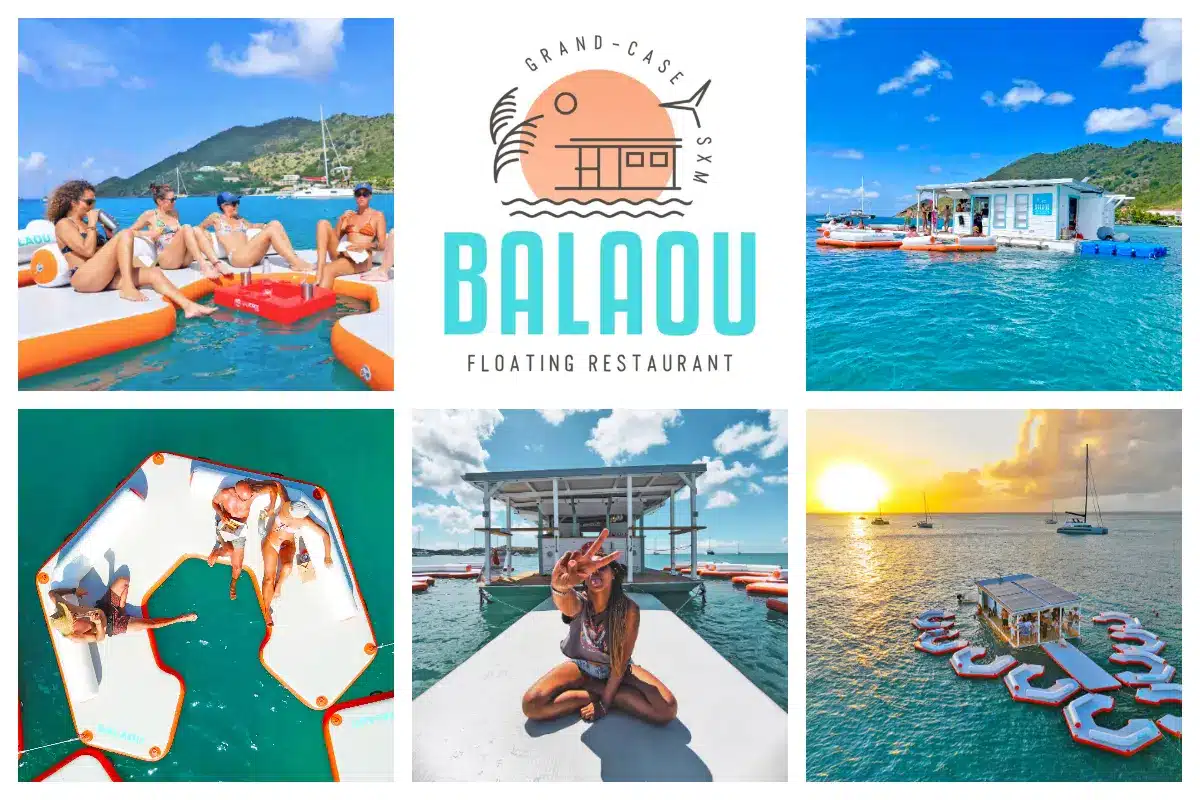 Balaou - Floating Restaurant in Grand Case, Water Lounges, Cocktails and Comfort Food