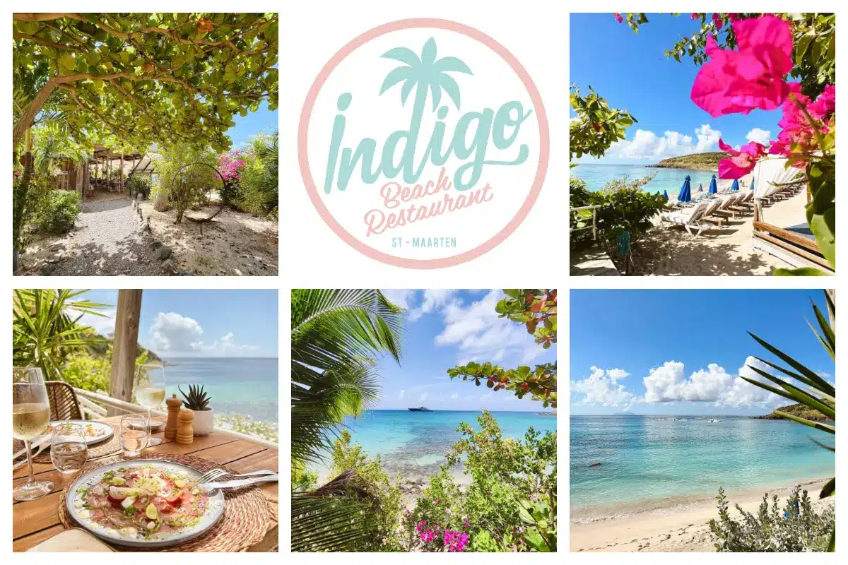 Indigo Beach Restaurant in Indigo Bay Beach - Chic atmosphere, Greenery, Lunch, Beach Chairs IB