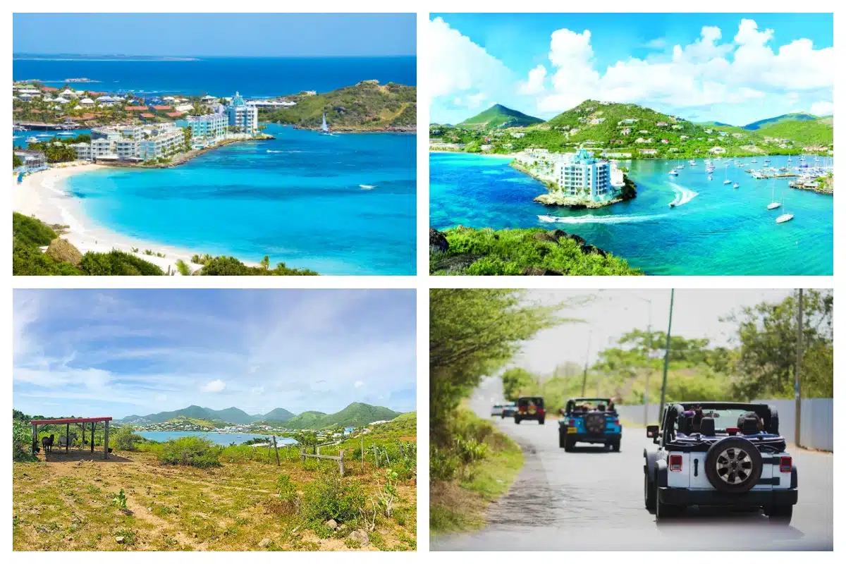 Oyster Bay - Oyster Pond, East coast of St Maarten & Saint Martin - Border, Nature, View St Barths