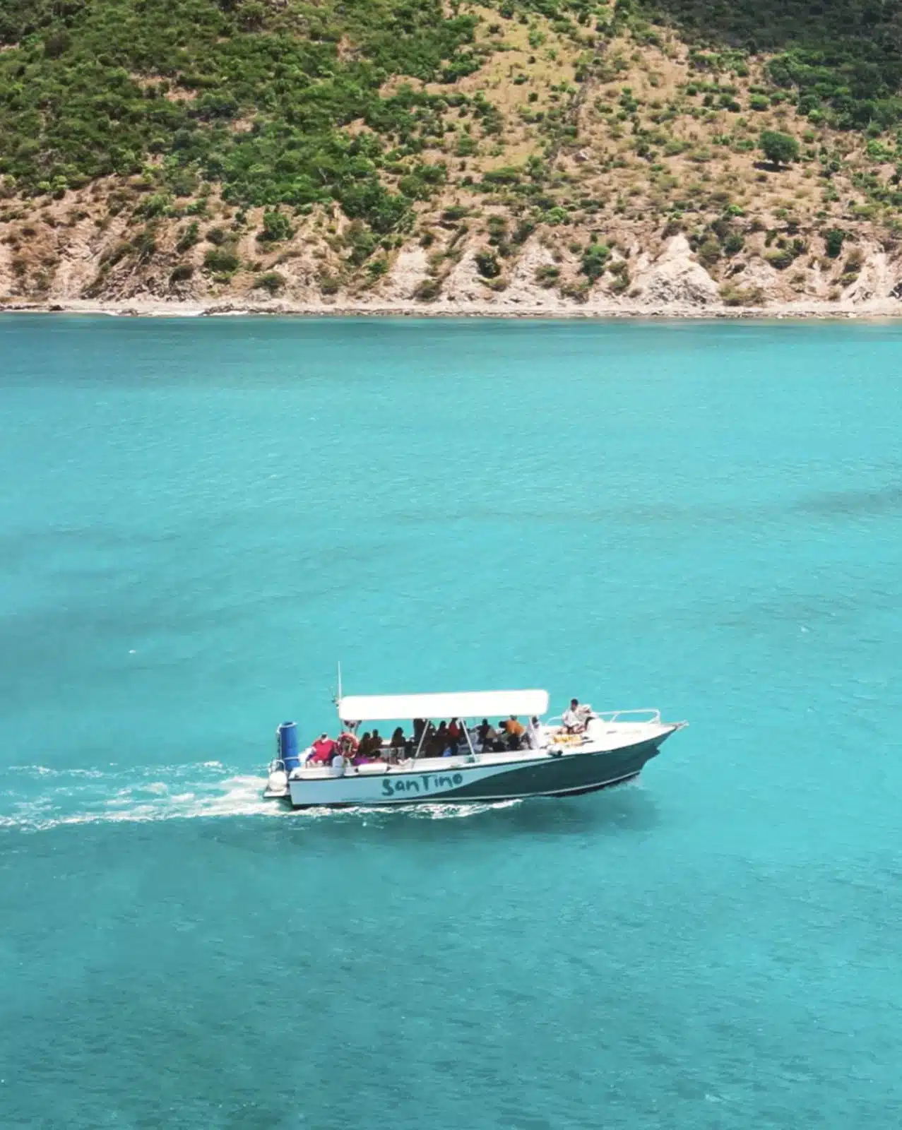 Santino Boat, Clear Water, Aqua Mania SXM