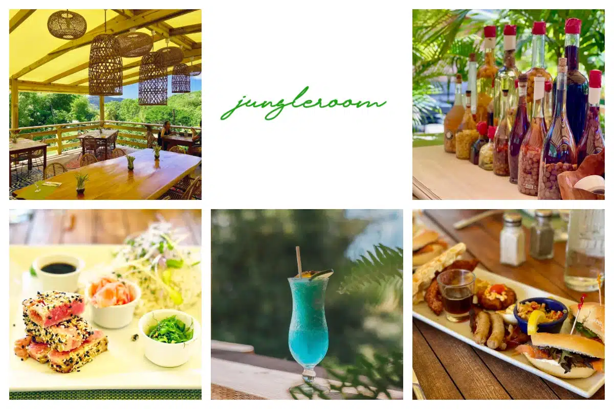 Jungleroom, SXM, Delicious dishes