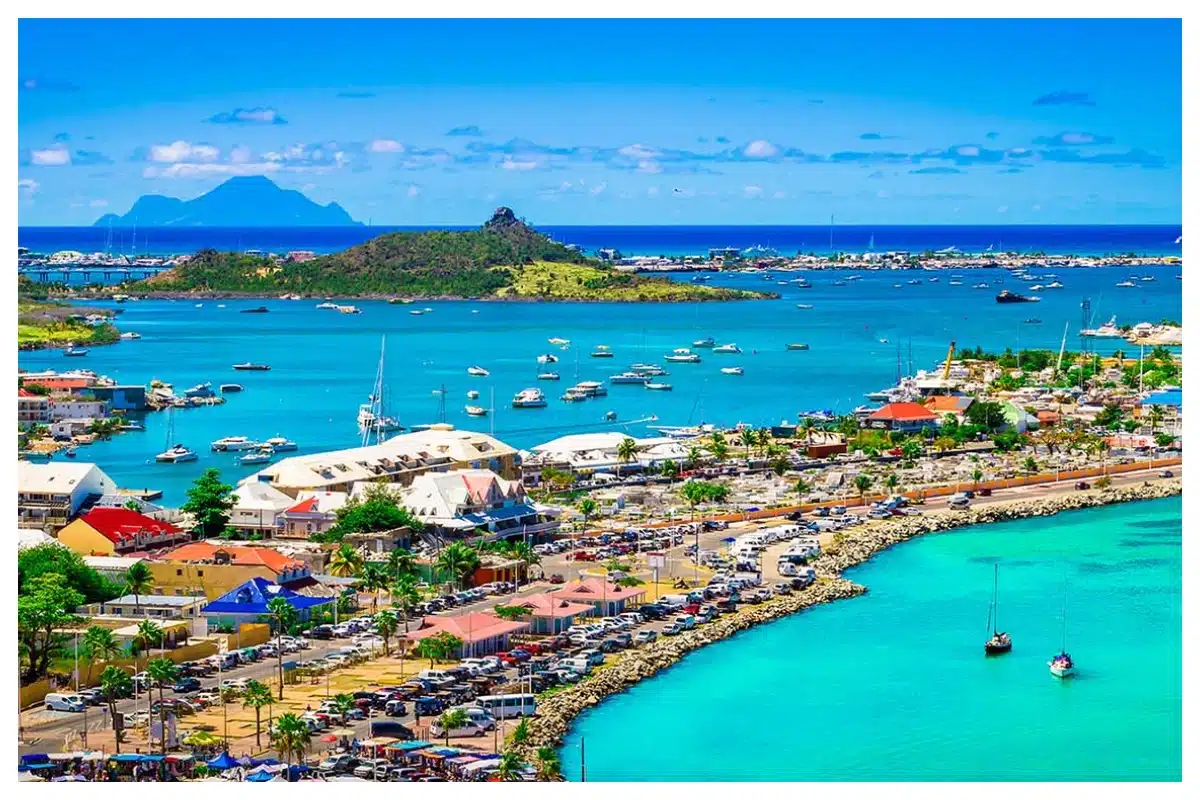 Stunning view of Marigot, St Martin with We Are! SXM - Capturing the essence of Caribbean beauty and creating memories.