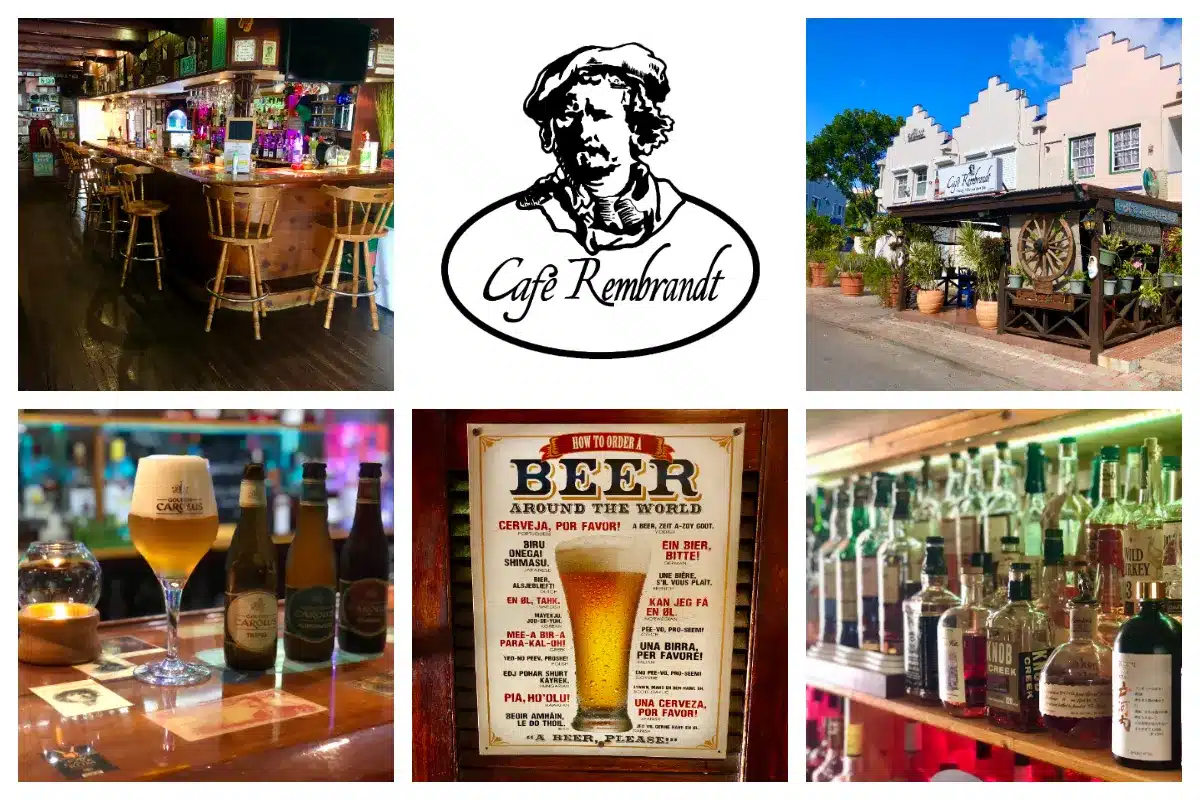 Café Rembrandt - Madame Estate, Old Dutch Pub, Oud Bruin Café Sint Maarten, Belgium Beers, Darts, Sports, Whiskeys, Rums, Dutch Food