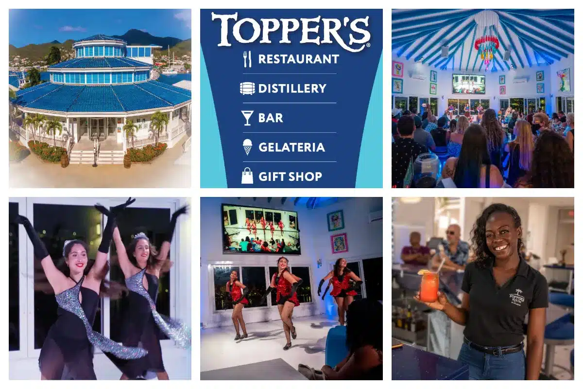 Toppers Restaurant & Bar in Simpson Bay - Nightly Karaoke and Dinner dance show