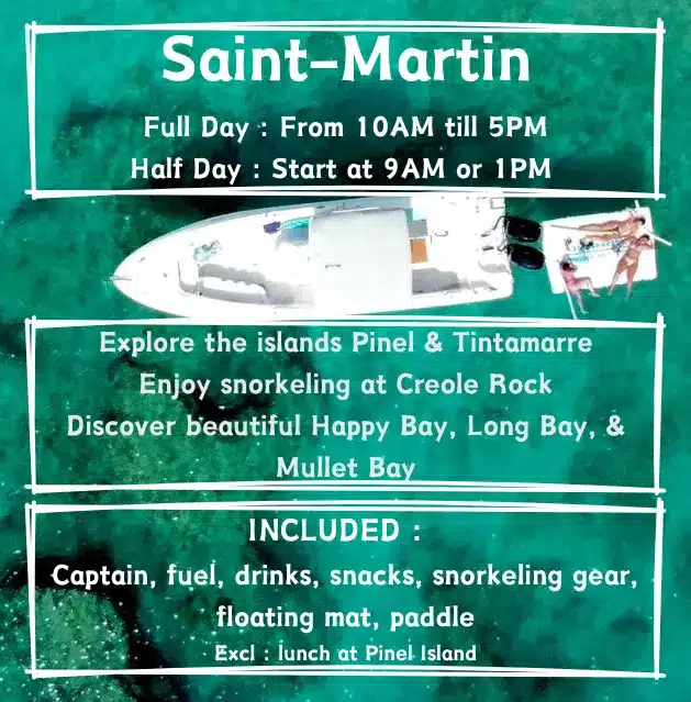 Saint Martin Day Charter on Scarab Sport 32 FT