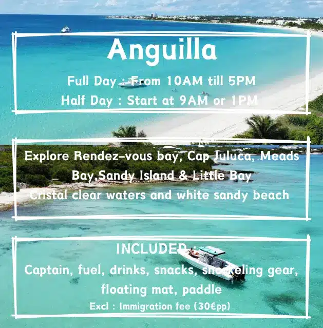 Anguilla Day Charter on Scarab Sport 32 FT