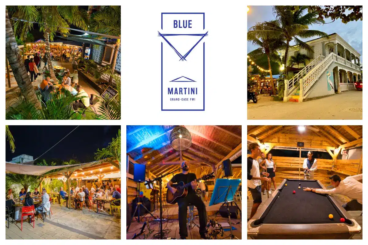 Blue Martini - Nightlife French Side - Party in St. Martin - Grand Case - The Original - Old House - Live Music