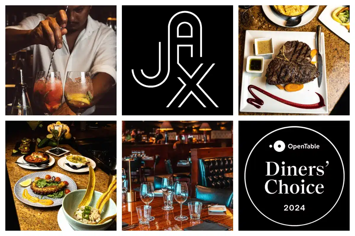 JAX Steakhouse & cocktail bar, located in Maho Village. Steaks, fresh seafood, exclusive cocktails in a Jazzy New York style atmosphere. 