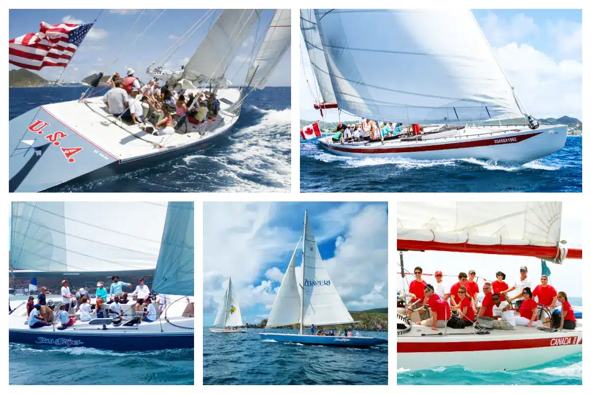 12 Metre Regatta - A True Sailing Challenge on classic Sailboats - Sail Race in Philipsburg