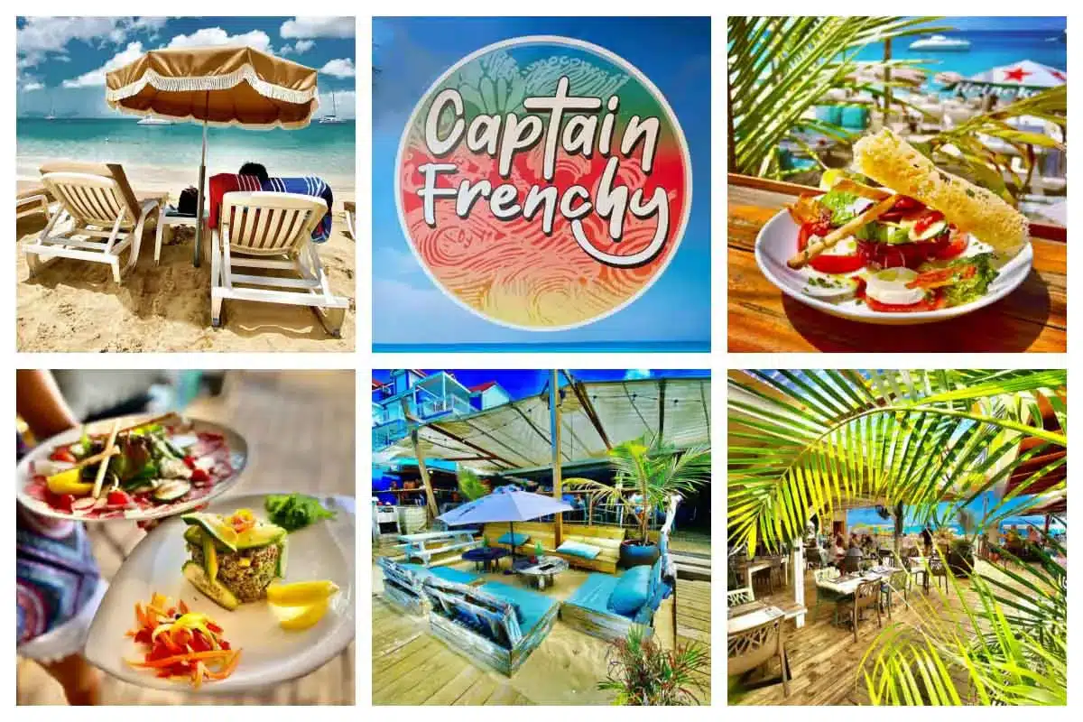 Captain Frenchy's in Grand Case - Casual eatery and Beach Bar