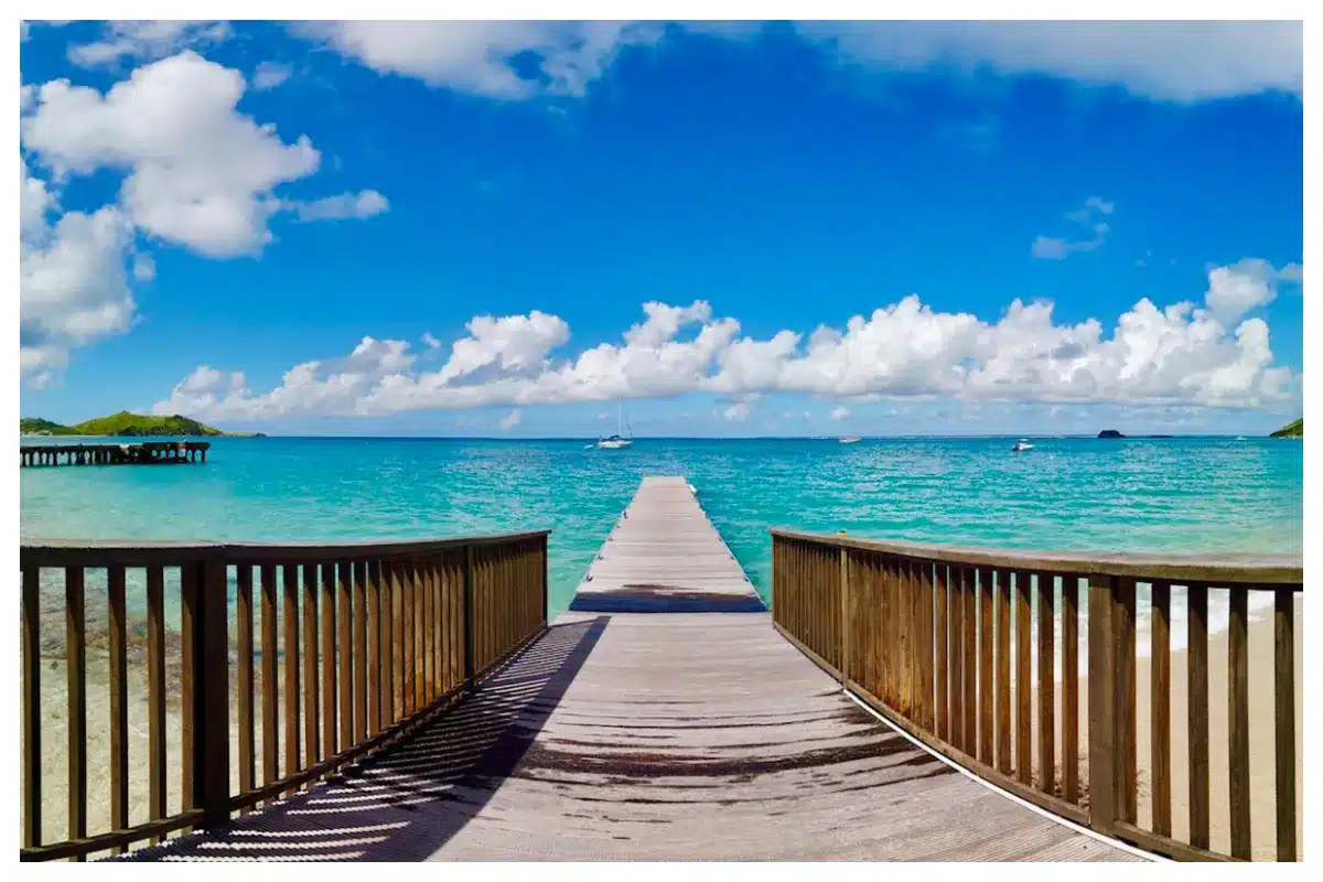 Grand Case Dock right on the Beautiful Beach