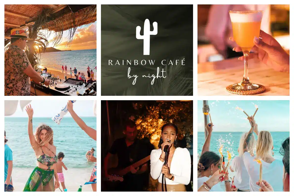 Rainbow Café Dinner - Fine dining with Sushi, Fresh Fish, Steaks, Craft Cocktails and French Wines S